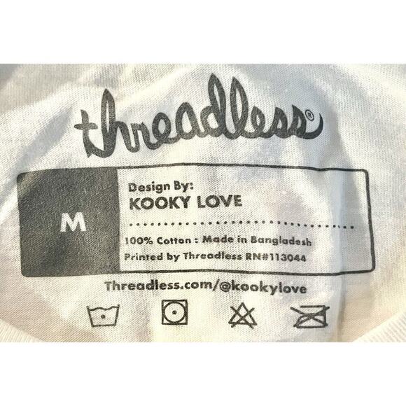 Threadless Men’s M Mushroom Cats Y2K Shirt Mycology Fungi Foraging Whisperer - Picture 4 of 4